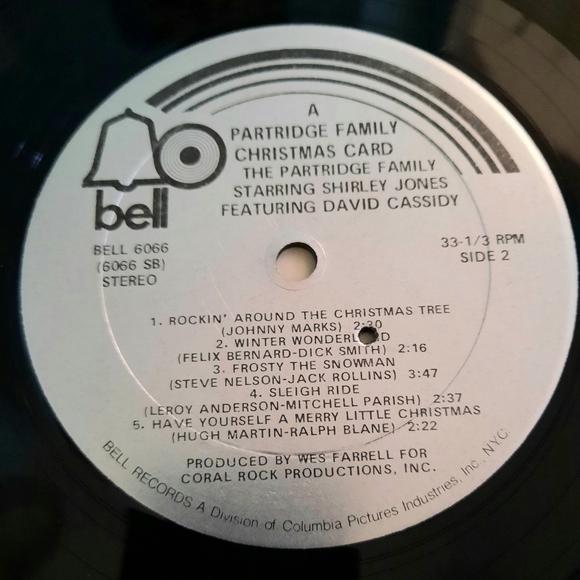 Partridge Family- A Partridge Family Christmas Card, Vinyl LP, 1971 - Picture 8 of 9